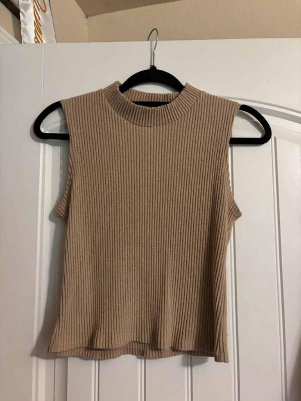brown dress tank top